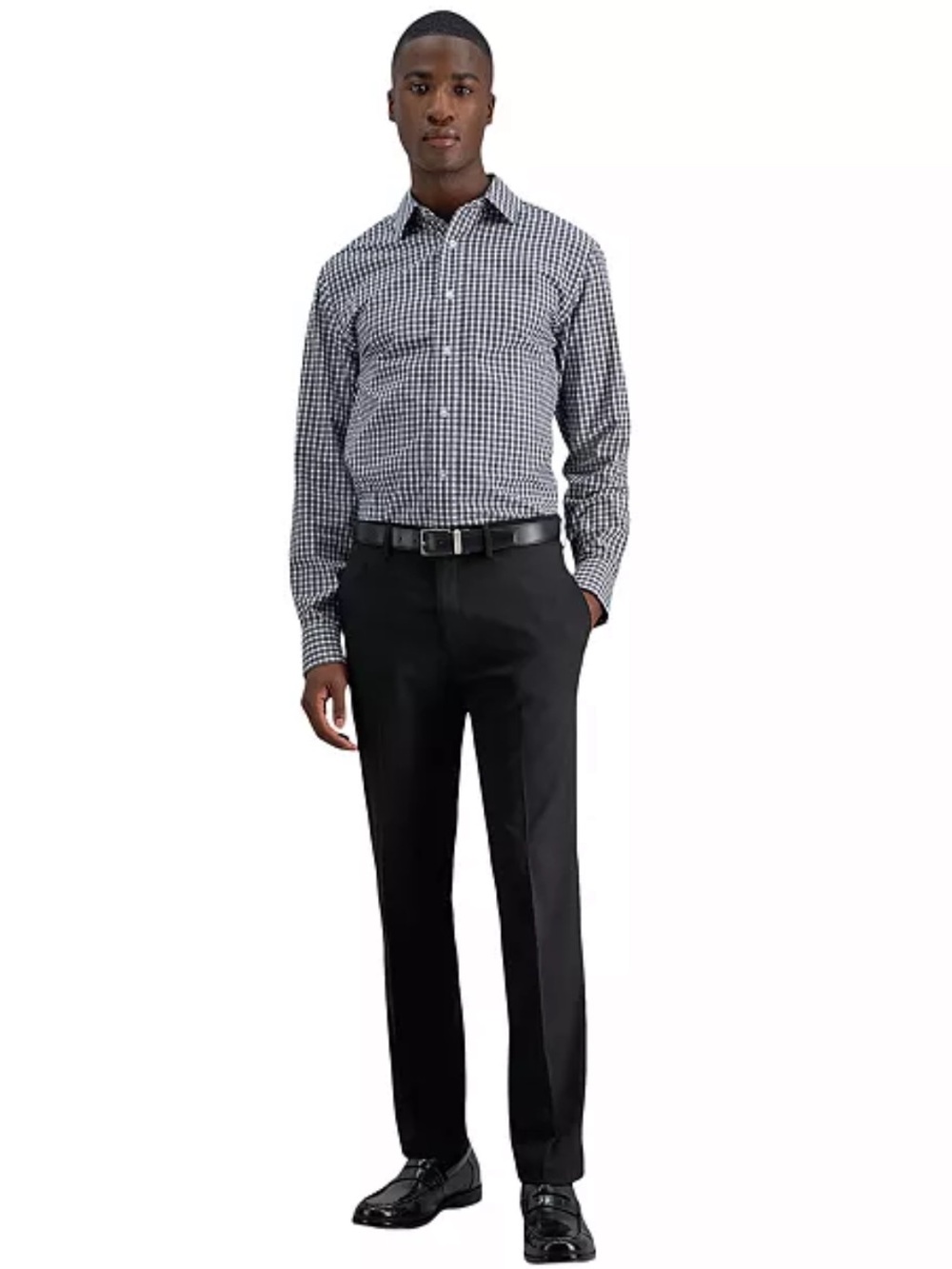 Kenneth Cole Reaction | Black Skinny Fit Dress Pants